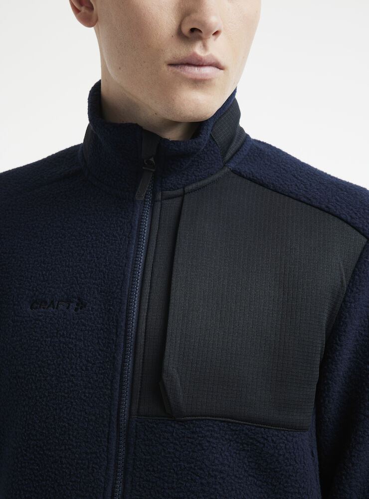 Craft - ADV Explore Pile Fleece Jacket M, Navy Blue