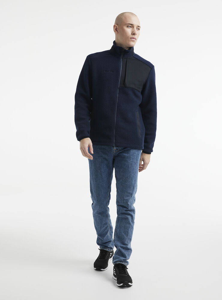 Craft - ADV Explore Pile Fleece Jacket M, Navy Blue