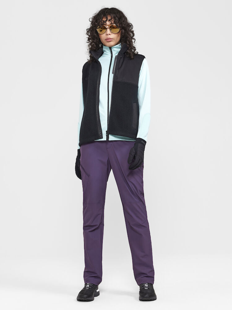 Craft - ADV Explore Pile Fleece Vest Woman, Black