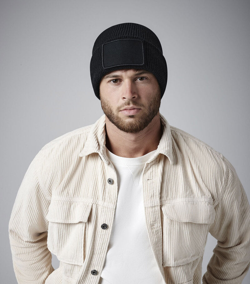 Removable Patch Thinsulate Beanie