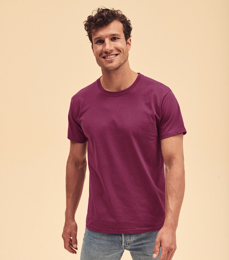Valueweight Tee - Fuchsia, Fruit Of The Loom