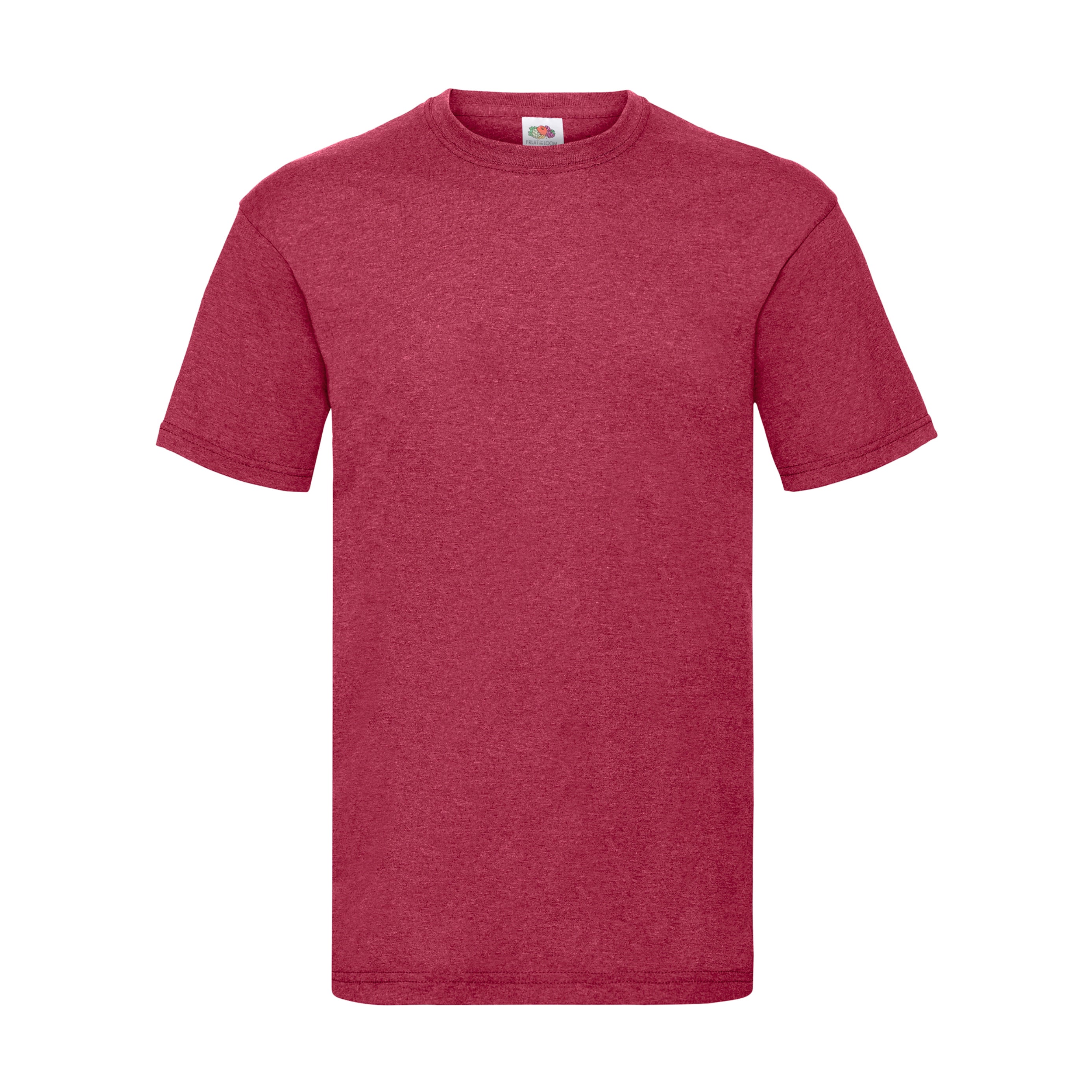 Valueweight Tee - Vintage Heather Red, Fruit Of The Loom