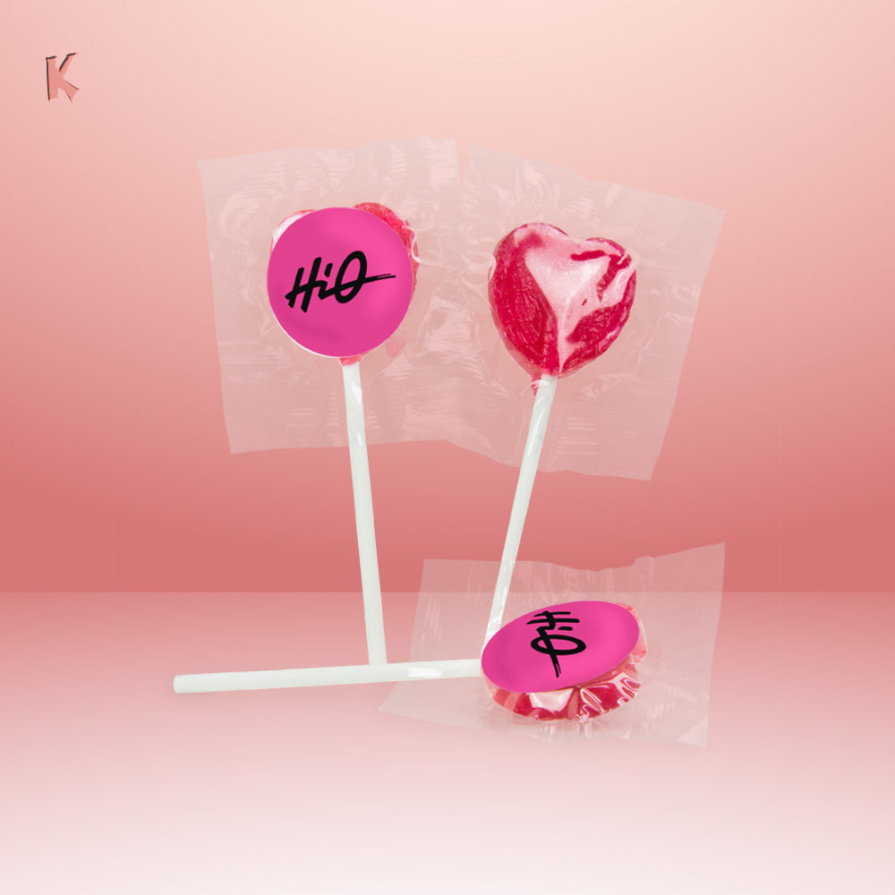 Vattenmelonklubba med etikett