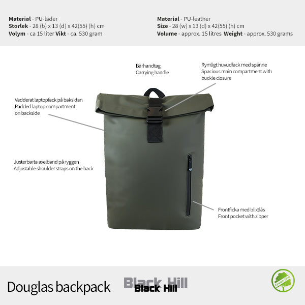 Douglas Backpack Grön