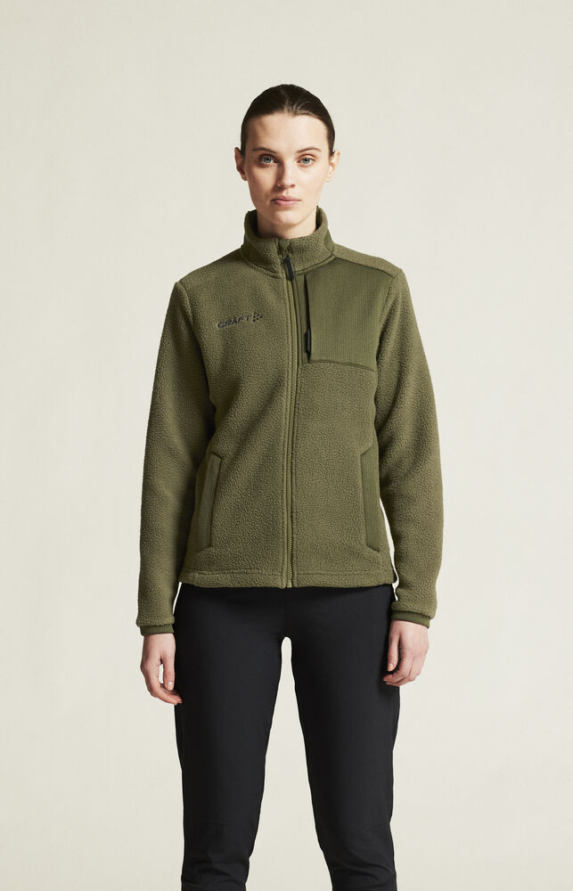 Craft - ADV Explore Pile Fleece Jacket Woman, Green