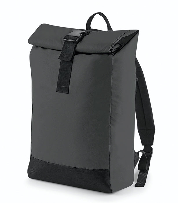 Reflective Roll-Top Backpack